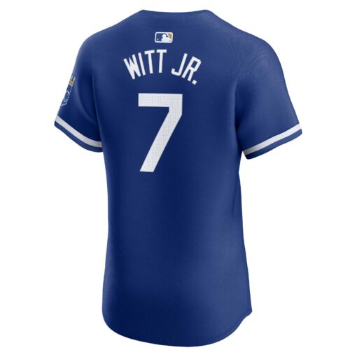 Men's Kansas City Royals Bobby Witt Jr. Royal Alternate Elite Player Jersey - Image 3