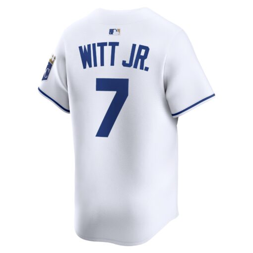 Men's Kansas City Royals Bobby Witt Jr. White Alternate Limited Player Jersey - Image 3