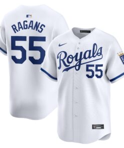Men's Kansas City Royals Cole Ragans White Home Limited Player Jersey