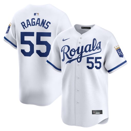 Men's Kansas City Royals Cole Ragans White Home Limited Player Jersey