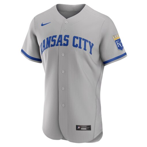Men's Kansas City Royals Gray 2022 Road Jersey - Image 2