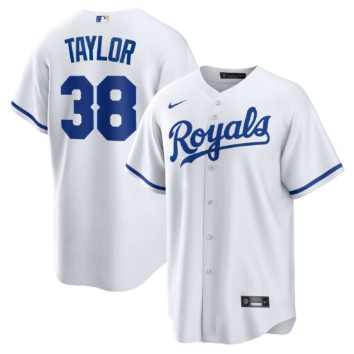 Men's Kansas City Royals Josh Taylor White Home Player Jersey
