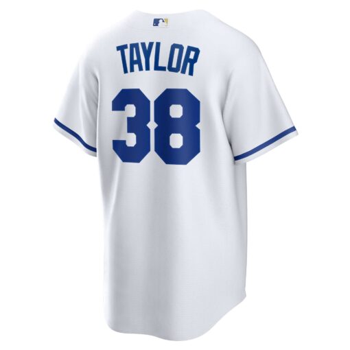 Men's Kansas City Royals Josh Taylor White Home Player Jersey - Image 3