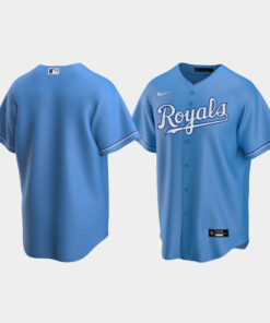 Men's Kansas City Royals Light Blue Alternate Jersey Jersey