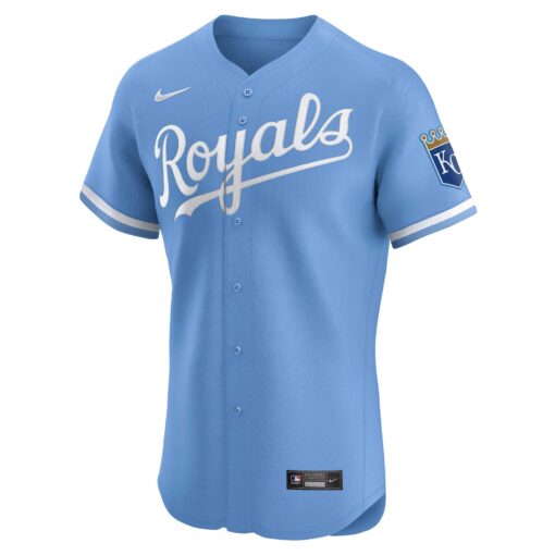 Men's Kansas City Royals Light Blue Alternate Vapor Premier Elite Patch Jersey - Image 2