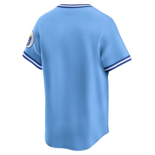 Men's Kansas City Royals Light Blue Cooperstown Collection Limited Jersey - Image 3