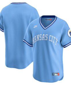 Men's Kansas City Royals Light Blue Cooperstown Collection Limited Jersey