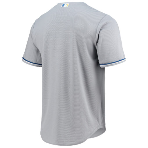 Men's Kansas City Royals Majestic Gray Team Official Jersey - Image 3
