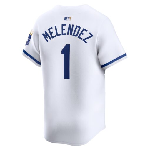 Men's Kansas City Royals MJ Melendez White Home Limited Player Jersey - Image 3
