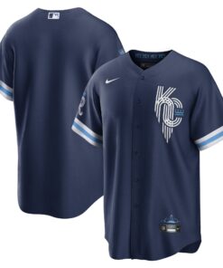 Men's Kansas City Royals Navy City Connect Jersey