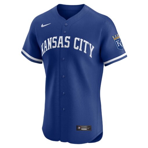 Men's Kansas City Royals Royal Alternate Vapor Premier Elite Patch Jersey - Image 2
