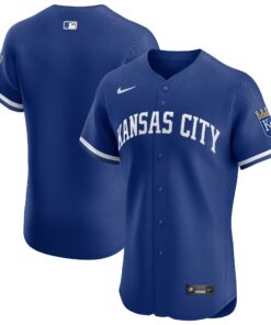 Men's Kansas City Royals Royal Alternate Vapor Premier Elite Patch Jersey