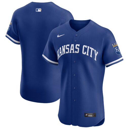 Men's Kansas City Royals Royal Alternate Vapor Premier Elite Patch Jersey