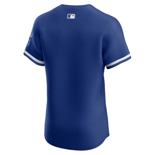Men's Kansas City Royals Royal Alternate Vapor Premier Elite Patch Jersey - Image 3