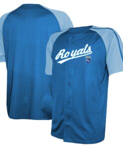 Men's Kansas City Royals Stitches Royal Team Raglan Jersey
