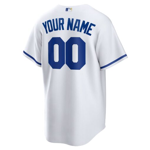 Men's Kansas City Royals White Custom Jersey - Image 3