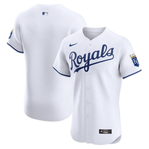 Men's Kansas City Royals White Home Elite Jersey