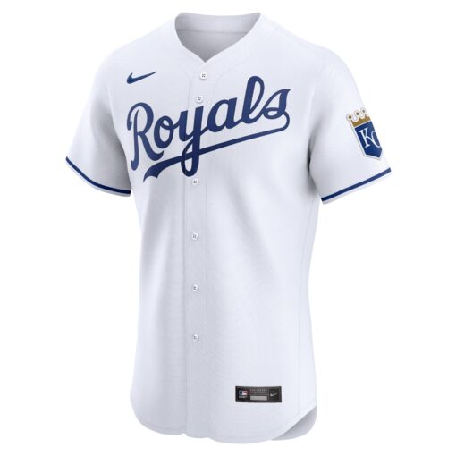 Men's Kansas City Royals White Home Elite Jersey - Image 2