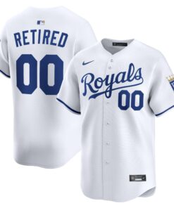 Men's Kansas City Royals White Home Limited Pick-A-Player Retired Roster Jersey