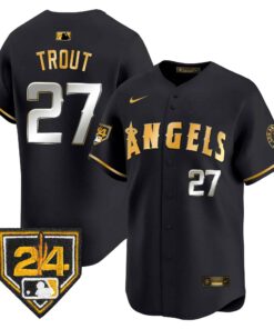 Men's Los Angeles Angels 2024 Spring Training Patch Vapor Premier Limited Jersey