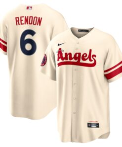 Men's Los Angeles Angels Anthony Rendon Cream City Connect Player Jersey