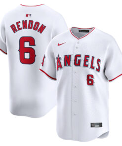 Men's Los Angeles Angels Anthony Rendon White Home Limited Player Jersey