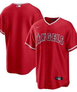 Men's Los Angeles Angels Red Alternate Team Jersey