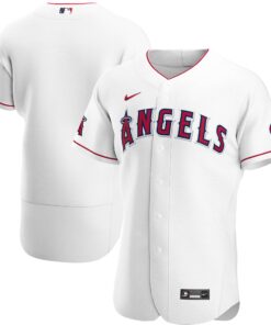 Men's Los Angeles Angels White Home Team Jersey