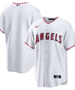 Men's Los Angeles Angels White Home Team Jersey