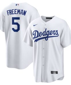 Men's Los Angeles Dodgers Freddie Freeman White Player Jersey