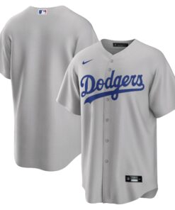Men's Los Angeles Dodgers Gray Alternate Team Jersey
