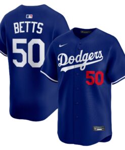 Men's Los Angeles Dodgers Mookie Betts Royal Alternate Limited Player Jersey
