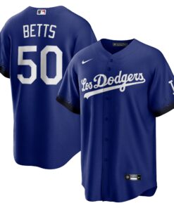 Men's Los Angeles Dodgers Mookie Betts Royal City Connect Player Jersey