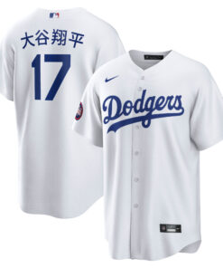 Men's Los Angeles Dodgers Shohei Ohtani White 2025 MLB World Tour: Tokyo Series Home Kanji Player Jersey