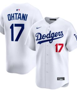 Men's Los Angeles Dodgers Shohei Ohtani White Home Limited Player Jersey