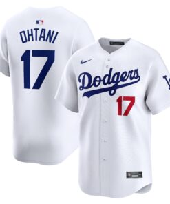 Men's Los Angeles Dodgers Shohei Ohtani White Home Limited Player Jersey