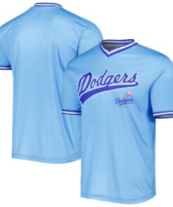 Men's Los Angeles Dodgers Stitches Light Blue Cooperstown Collection Team Jersey