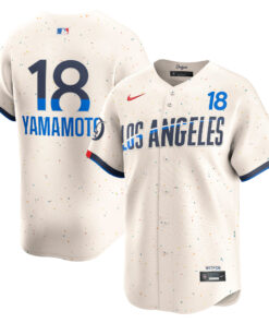 Men's Los Angeles Dodgers Yoshinobu Yamamoto Cream City Connect Limited Player Jersey