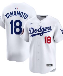 Men's Los Angeles Dodgers Yoshinobu Yamamoto White 2025 MLB World Tour: Tokyo Series Home Limited Player Jersey