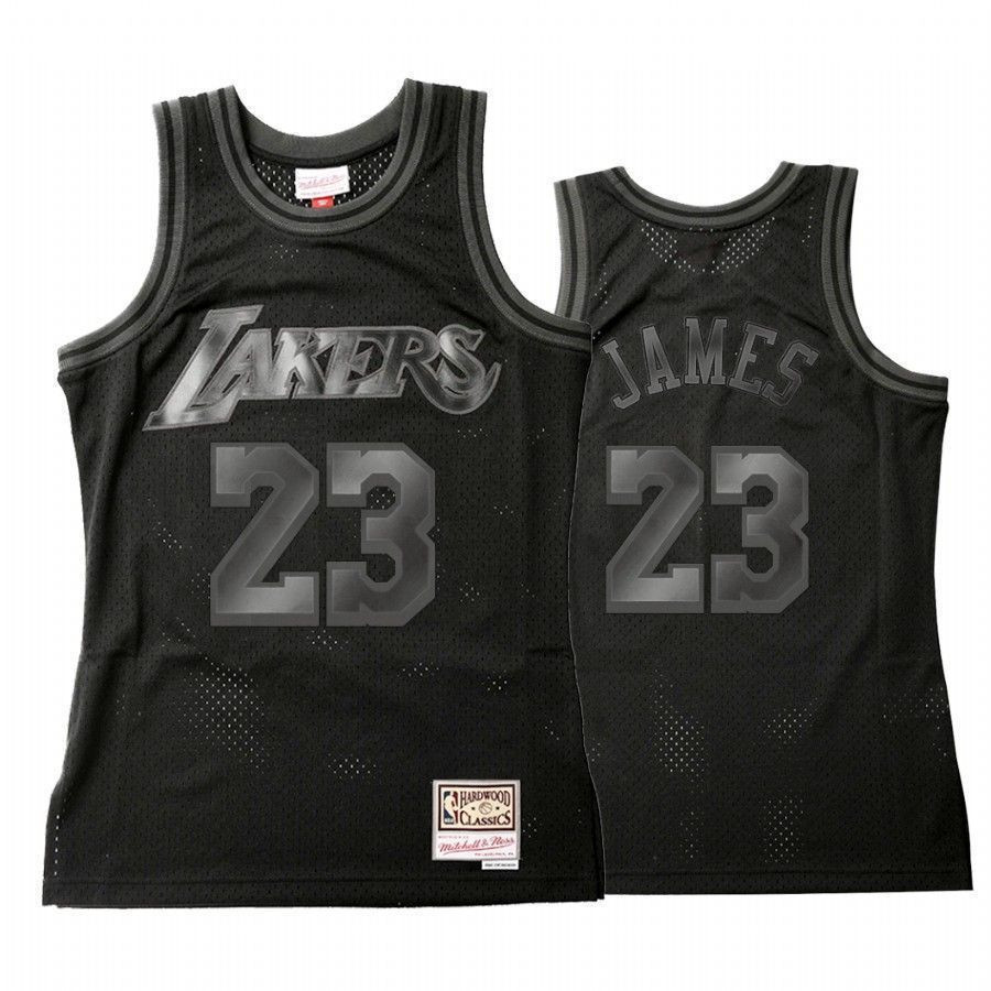 Men's Los Angeles Lakers Lebron James 23 Throwback Tonal Jersey - JS950