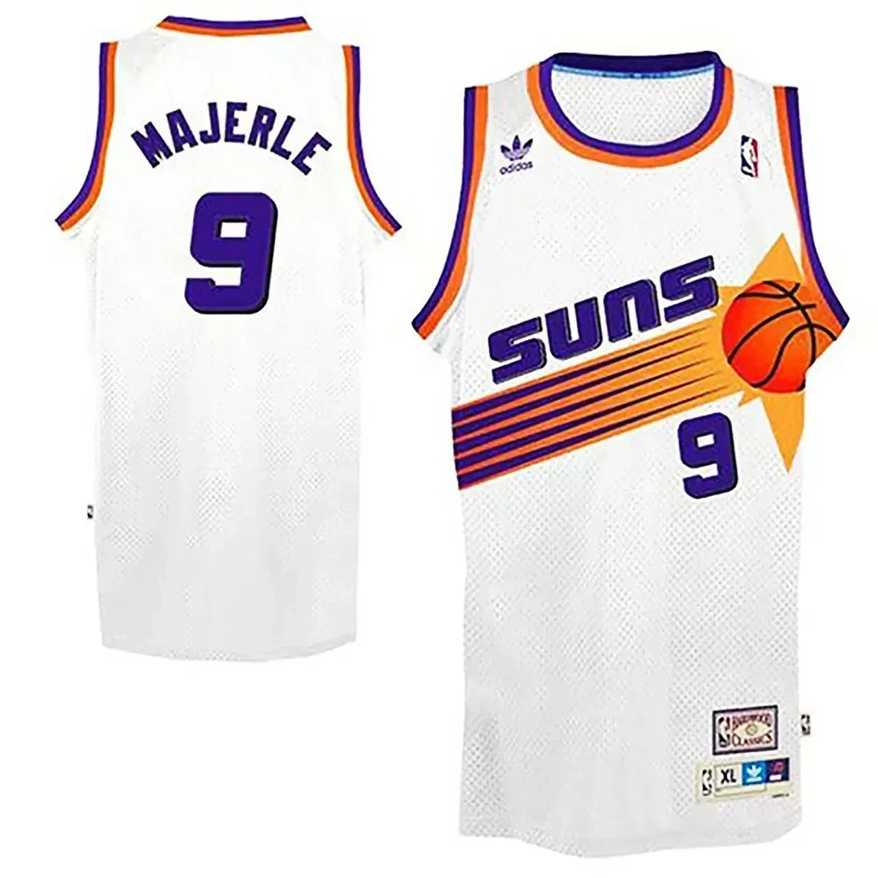 Men's Male Dan Majerle Phoenix Suns Soul Swingman Throwback Jersey-white Jersey - JS642