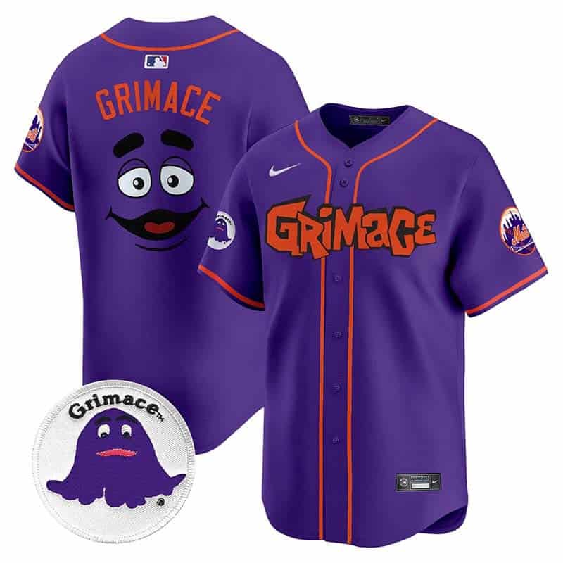 Men's Mets Grimace Vapor Premier Limited Jersey V2