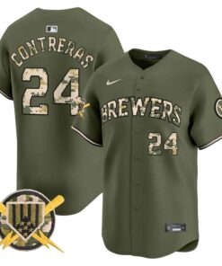 Men's Milwaukee Brewers Armed Forces Day Vapor Premier Limited Jersey