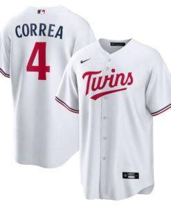 Men's Minnesota Twins Carlos Correa White Home Player Jersey