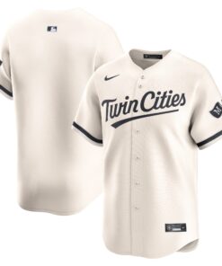 Men's Minnesota Twins Cream Alternate Limited Jersey