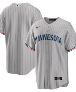 Men's Minnesota Twins Gray Road Team Jersey