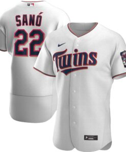 Men's Minnesota Twins Miguel Sano White Home Player Jersey