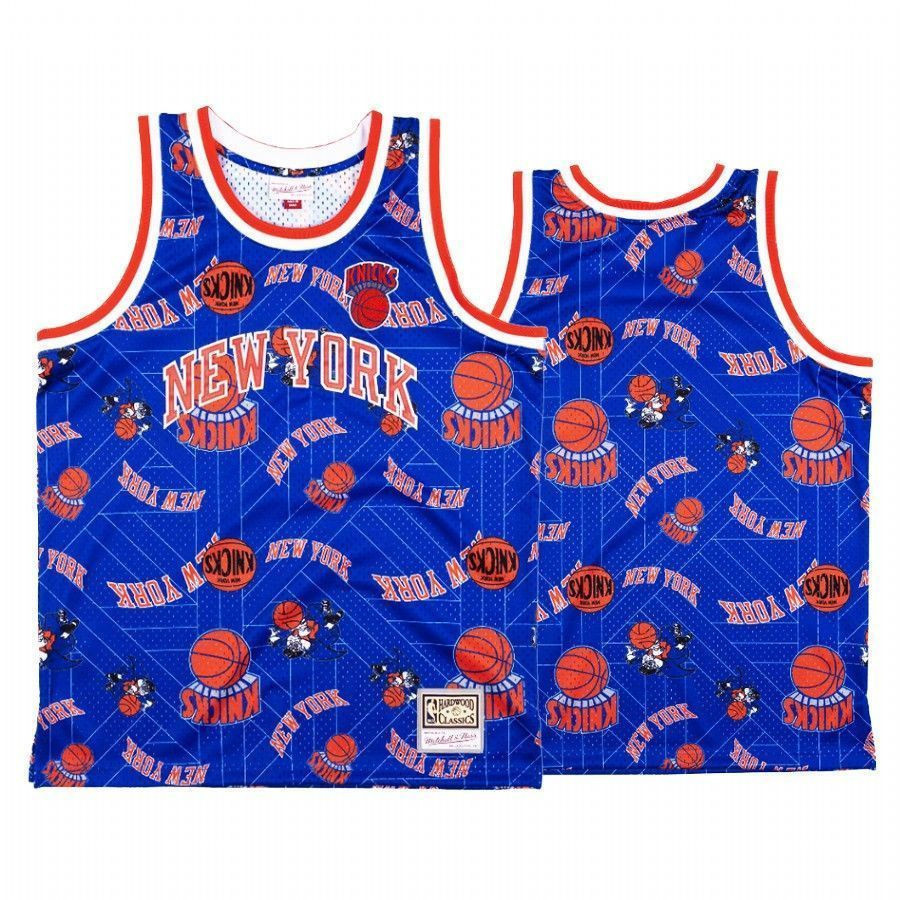 Men's New York Knicks Blue Tear Up Pack Jersey - JS840