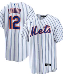 Men's New York Mets Francisco Lindor White Home Player Jersey