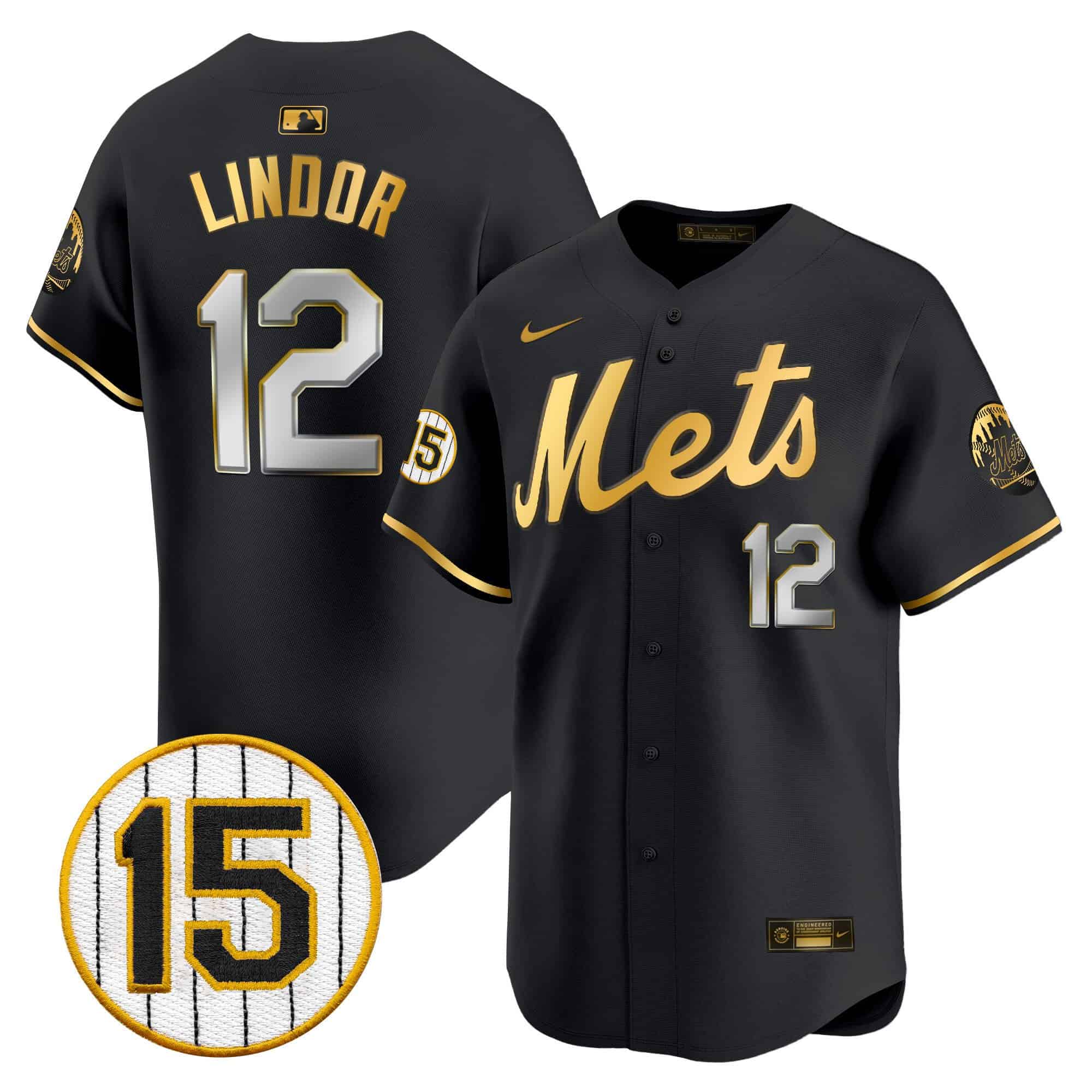 Men's New York Mets Jerry Grote Patch Vapor Premier Limited Jersey